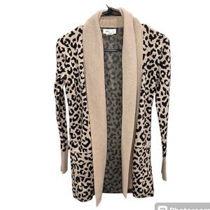 Yes Lola Leopard Print Cardigan